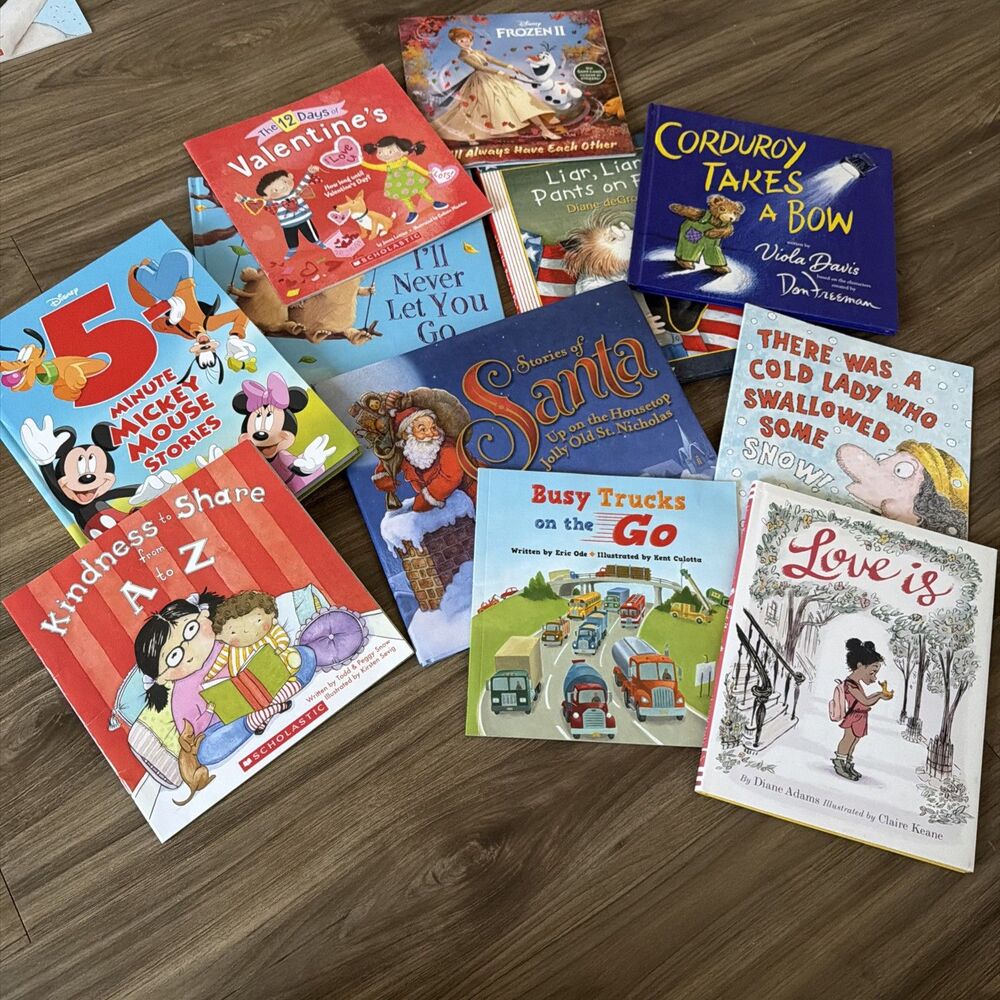Children’s Books Soft And Hardcover Set Of 11